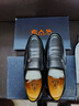 老人头皮鞋男冬季男士商务正装鞋透气真皮男鞋舒适皮鞋内增高款男鞋 四季款-平跟-黑色 39 实拍图