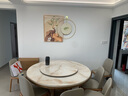墨派 轻奢餐厅装饰画现代简约带钟表组合挂画饭厅背景墙壁画客厅挂画 幸福吉象 60*80cm晶瓷+直径60cm钟表 实拍图