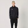 阿迪达斯 （adidas）运动套装男秋季外套长裤两件套跑步运动套装 黑白 2XL  实拍图