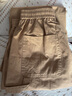 MMOPTOP日系工装裤子男士春夏季宽松纯棉复古伐木直筒休闲裤8335卡其2XL 实拍图