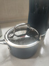 特福（Tefal）陶瓷覆层健康0氟涂层双耳家用汤锅煮锅炖锅 燃气灶电磁炉通用 20cm 实拍图