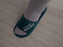 洁丽雅特大码男士外穿拖鞋夏季户外运动时尚防滑耐磨踩屎感凉拖鞋男款 绿色 40-41 (标准码) 实拍图