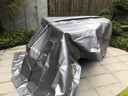 帝焱（DIYAN）加厚防雨布防水布料防晒遮阳牛津塑料户外帆布遮雨布油布隔热篷布 绿银4米*6米【加厚送绳】 实拍图