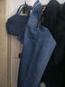 海澜之家（HLA）直筒牛仔裤男25春夏五袋款绣花裤子男春秋季 牛仔蓝过渡色（浅）13 36 180/92A 推荐161~170斤 实拍图