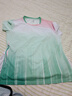 川崎（KAWASAKI）羽毛球服运动套装清爽透气短袖短裙训练服青花瓷A2807 青柳绿 L 实拍图