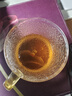 雅集高档玻璃杯锤纹茶屿悠觉杯木盖款泡茶杯办公室茶道喝茶杯450ml 实拍图