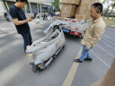 五星钻豹电动车60V20AH电动摩托车1200W大功率外卖车两轮成人男女式电瓶车 G1 真彩天鹅灰 实拍图