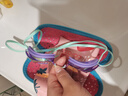 速浪近视女竞速游泳镜眼镜防水防雾镀膜高清粉紫小框 夏日青草200度数 实拍图