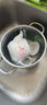 祥燕（xiangyan）500毫升瓷器茶壶陶瓷一斤装耐热办公茶壶滤网泡茶壶家用田园风白瓷 早茶壶500ml桃花(带过滤网 实拍图