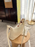 CinvaiKrose包包女包腋下包2025新款小众软面托特包休闲斜挎包生日礼物送女友 米白色 实拍图