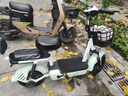 五星钻豹电动车 新国标电瓶车48V12AH男女小型代步车两轮电动自行车A29 源彩奶绿/F星空白 48V12AH铅酸电池 实拍图