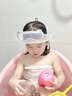 马博士婴儿洗头帽儿童洗澡帽浴帽宝宝洗头神器可调节护耳洗发帽 灰色 实拍图