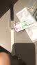 iboann适用华为手环10表带超纤皮华为9/8手环腕带双钉金属按扣NFC版通用小众女生华为10手表替换配件·白 实拍图
