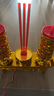 家用烛台供神led 电子香炉蜡烛台供财神供灯香炉关公佛龛供灯佛具 5512富贵招财炉【闪烁】 插电电池两用款 实拍图