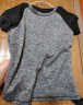 徽昂运动套装女瑜伽服套装跑步运动服健身服速干衣t恤短袖长裤灰色XL 实拍图