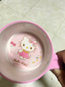 五和（WUHE）辅食碗儿童餐具宝宝吃饭碗卡通带手柄婴幼儿碗耐树脂食品级防烫 凯蒡猫单柄碗400ML+勺子 实拍图