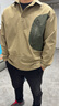 后探美式polo领卫衣男宽松2024秋冬季户外山系长袖上衣男士翻领外套男 咖色 XL（140-160斤） 实拍图