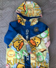 【小黄鸭连帽风衣】儿童外套男女宝宝夹克休闲时尚外套潮 蓝色亮灯外套 100 实拍图