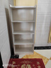 蔓斯菲尔实木书架落地置物架客厅简易收纳储物柜子儿童窄缝转角柜家用书柜 【全实木15MM板材】五层60x30 实拍图