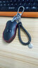 适用于众泰钥匙包T700/T600/T300/SR7/Z300/大迈X7/X5钥匙套汽车钥匙扣真皮 众泰A款黑皮红线 实拍图