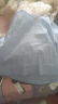 百图betu女装2025夏季新款衬衫圆领时髦条纹100%棉七分袖衬衫2503T43 蓝色 M 晒单实拍图