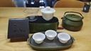 哲品游侠合一陶瓷旅行茶具套装便捷式整套送礼盒户外茶具茶盘露营旅游 游侠茶具-松野绿-陶瓷盖碗茶杯 实拍图