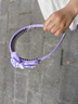 紫色库洛米不伤发头箍2025新款女童碎发整理神器女孩卡通儿童发箍 格子蝴蝶结库洛米 无规格 实拍图