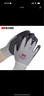 3M汽修防护手套舒适防滑耐磨抗油劳防丁腈掌浸手套高透气性灰色M 实拍图