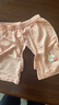 宜爽儿婴儿短裤夏季宝宝居家打底裤薄款开裆裤五分裤 粉小兔80 实拍图