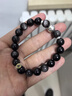 银千惠999足银手链男士黑耀石手串转运时尚情人节男生生日礼物送男朋友 能量箴言手串（龙/蛇） 精美礼盒送老公/时尚潮流/配首饰证书/男生礼物 实拍图