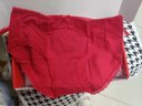 南极人红色本命年内衣女小胸聚拢文胸无钢圈大红结婚胸罩套装马年礼盒装 无痕果冻胶条 XL /36AB 实拍图