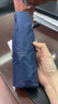 天堂 防紫外线阳伞五折 遮阳伞太阳伞印花金冠黑胶防晒伞 黛蓝色 实拍图
