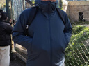 黑冰男士连帽棉服秋冬防风保暖轻量夹克Primaloft户外运动棉服 F8001 橄榄金 2XL 实拍图
