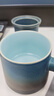 心去處陶瓷茶杯茶水分离杯简约男士泡茶杯带盖办公杯公司定制商务礼品 古蓝陶哲茗茶杯-礼盒装 实拍图
