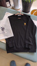 U.S. POLO ASSN.卫衣男春秋季新款圆领运动休闲服外套保罗男士t恤上衣服黑XL 实拍图