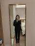 特洛曼白色职业衬衫女长袖V领气质休闲免烫春秋内搭上衣显瘦雪纺衬衣 实拍图