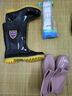 丽都依臣 短筒卡其色雨鞋防滑防水胶鞋厨房水鞋 37码女式 实拍图
