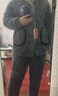 浪莎特厚睡衣男开衫法兰绒加厚三层夹棉防风冬季珊瑚绒保暖家居服套装 实拍图
