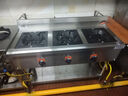 三杏 SAMESHARE 3C认证商用煲仔炉熄火保护多眼多头煲仔饭黄焖鸡一键点火猛火燃气炉灶饭店餐馆多功能煲炉 单排三眼 长110宽46高80 气源:天然气/管道气 实拍图