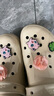 卡骆驰crocs贝拉洞洞鞋沙滩鞋包头女鞋厚底拖鞋|210062 冬日白 -11S(含智必星） 39 (240mm) 实拍图