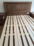 光明家具 实木床卧室双人床现代简约榆木床双人床婚床1504 1.5米普通空体(1504) 实拍图