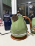 德龙（Delonghi）电热水壶1.7L大容量烧水壶家用复古系列 防干烧自动断电 304不锈钢 KBOV2001.GR 橄榄绿 现货 实拍图