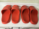 果洛菲踩屎感eva结婚凉拖鞋男女夏季红色喜庆本命年高端陪嫁 红色 40-41 实拍图