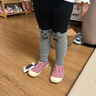 TOPSTAR儿童布鞋帆布鞋男童女童幼儿园小白鞋室内鞋软底宝宝鞋 5032 橡皮粉（偏小，建议选大一码） 29 内长180mm 脚长165-170mm 实拍图