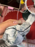 维多利亚的秘密田曦薇同款 夏季宅度假水光绸家居服丝滑凉感长袖长裤睡衣套装女 43K9淡雅青-印花 11221502 XXS 实拍图