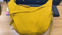 布兰奴（BULANNU）休闲饺子包高级质感百搭大容量斜挎包包女2025七夕上课通勤布包 黄色 实拍图