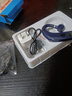 罗巴赫（LUOBAHE） 蓝牙耳机无线单耳挂耳式耳麦超长待机运动跑步开车通话外卖骑行耳机适用于苹果华为oppo荣耀vivo 蓝色【超长待机左右佩戴】充电器 实拍图