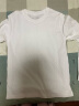 无印良品（MUJI）女式 天竺编织 长袖T恤上衣打底衫女款内搭25年春季 BB2Q8A5S 白色 M (160/84A) 晒单实拍图