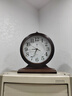 北极星古典欧式座钟客厅家用复古创意挂钟书房静音座挂两用钟 72214-咖木夜光款（座挂两用） 实拍图