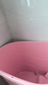 捷贝（Jebe baby）高位成人泡澡桶浴桶家用塑料洗澡桶大人加厚保温汗蒸沐浴盆洗澡盆 【特惠款】粉-无盖+水勺+礼包 实拍图
